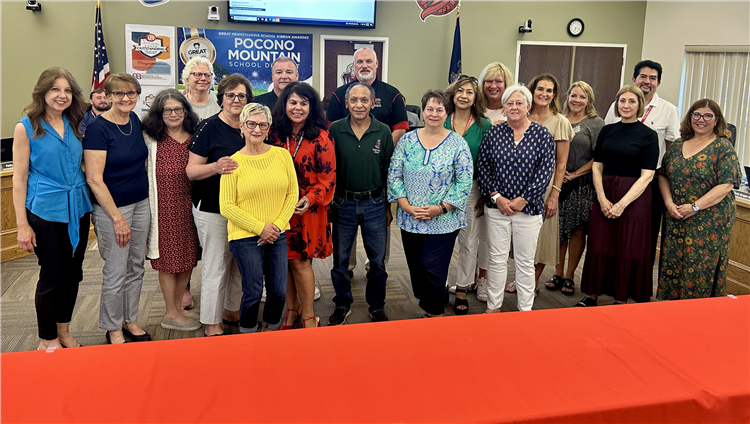 Group photo of 2025 PMSD Retirees